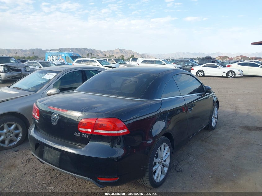 2012 Volkswagen Eos VIN WVWBW7AHXCV001832 IAAI salvage auction — NORMAL WEAR, Clear-Dealer Only (Arizona), sold $225 on 2026-08-11 (photo 4)