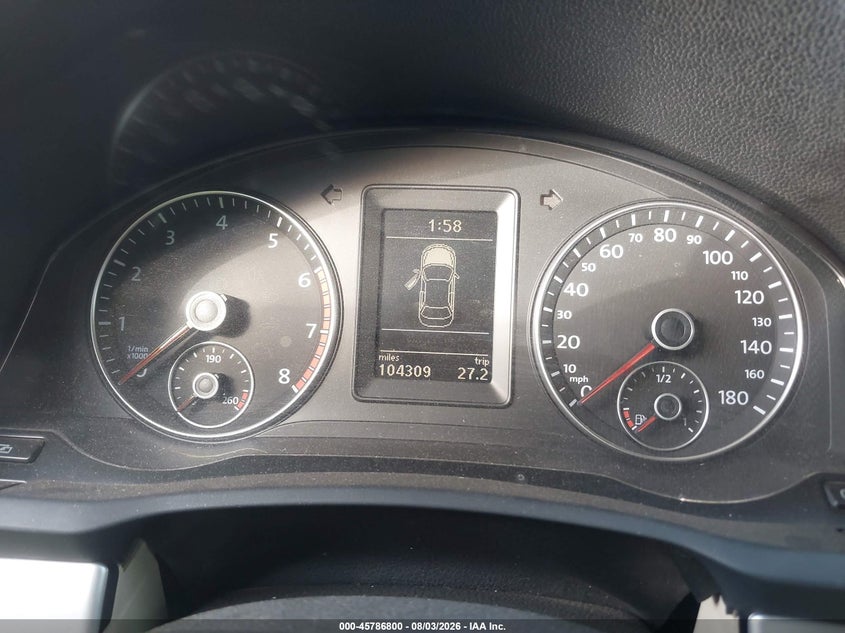 2012 Volkswagen Eos VIN WVWBW7AHXCV001832 IAAI salvage auction — NORMAL WEAR, Clear-Dealer Only (Arizona), sold $225 on 2026-08-11 (photo 7)