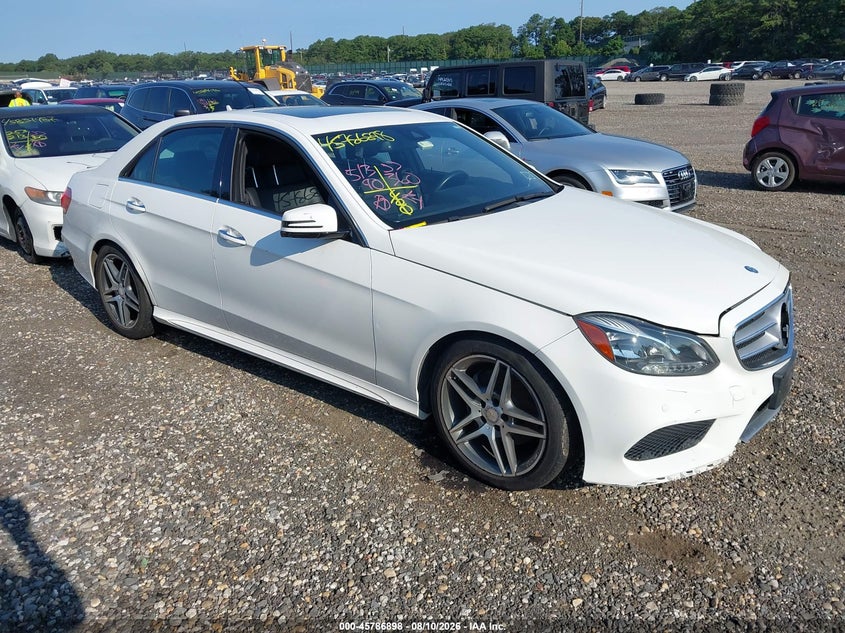 2016 Mercedes-benz E-class VIN WDDHF8JB9GB245416 IAAI salvage auction — NORMAL WEAR, Clear (New York), sold $7,150 on 2026-08-18 (photo 1)