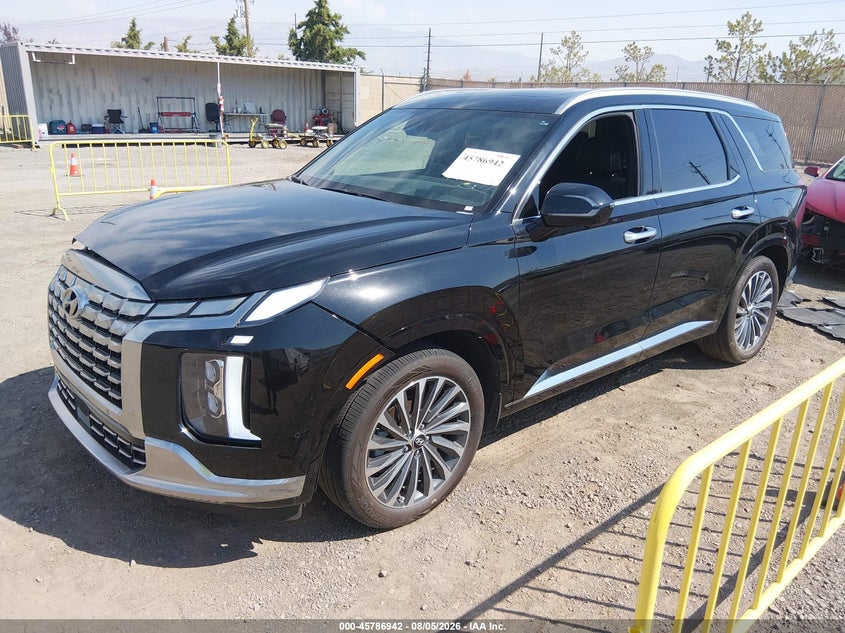 2025 Hyundai Palisade VIN KM8R7DGE7SU943053 IAAI salvage auction — RIGHT SIDE, Salvage (Nevada), sold $18,800 on 2026-08-21 (photo 2)