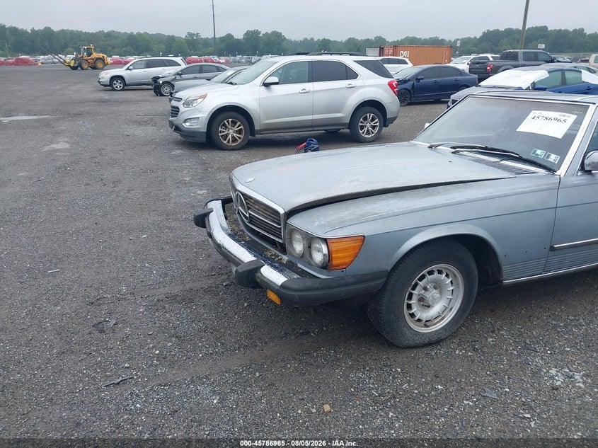 1983 Mercedes-benz 380 VIN WDBBA45A7DB024108 IAAI salvage auction — NORMAL WEAR, Clear (Pennsylvania), sold $1,525 on 2026-08-25 (photo 6)