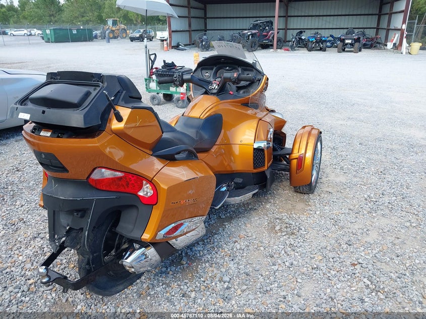 2014 Can-am/ brp Spyder VIN 2BXNBDD14EV002039 IAAI salvage auction — ROLLOVER, Salvage Title, sold $3,200 on 2026-09-25 (photo 4)