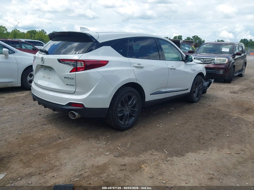 2021 Acura Rdx VIN 5J8TC2H68ML045248 IAAI salvage auction — FRONT END, Wait Title, sold $6,550 on 2026-10-07 (photo 4)