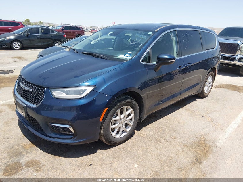 2023 Chrysler Pacifica VIN 2C4RC1BG0PR627568 IAAI salvage auction — NORMAL WEAR, Salvage Title, sold $9,300 on 2026-08-19 (photo 2)