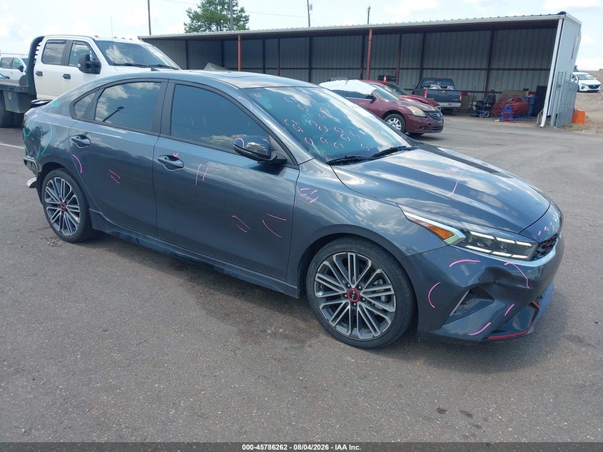 2023 Kia Forte VIN 3KPF44AC6PE681782 IAAI salvage auction — REAR END, Salvage Title, sold $4,000 on 2026-08-29 (photo 1)
