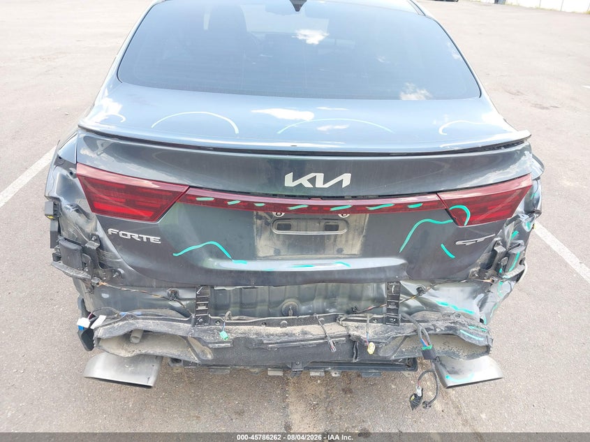 2023 Kia Forte VIN 3KPF44AC6PE681782 IAAI salvage auction — REAR END, Salvage Title, sold $4,000 on 2026-08-29 (photo 6)