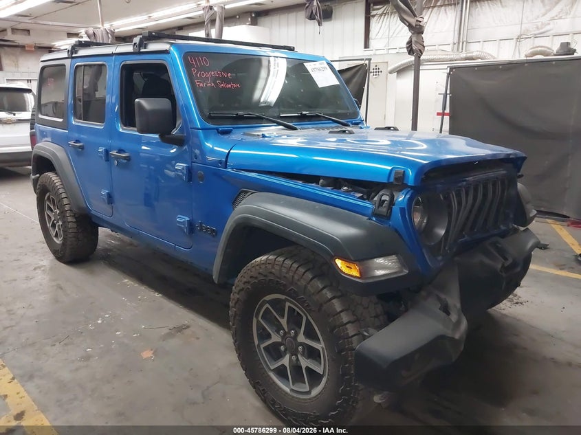 2025 Jeep Wrangler / VIN 1C4PJXDG9SW619515 — IAAI salvage auction photo