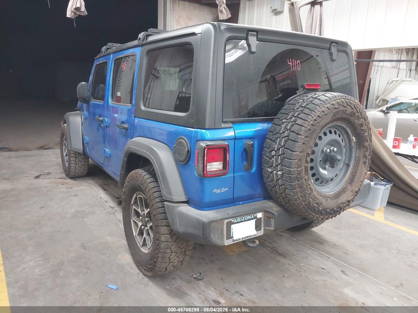 2025 Jeep Wrangler / VIN 1C4PJXDG9SW619515 IAAI salvage auction — FRONT END, Salvage Title, sold $17,500 on 2026-08-25 (photo 3)