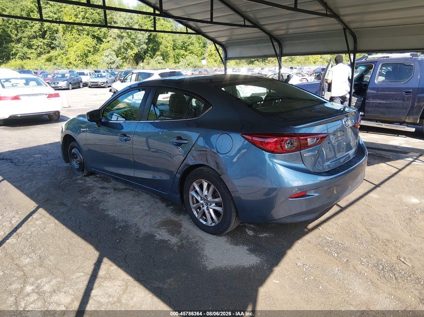 2015 Mazda 3 VIN 3MZBM1V77FM166916 IAAI salvage auction — SIDE, Wait Title, sold $950 on 2026-09-11 (photo 3)