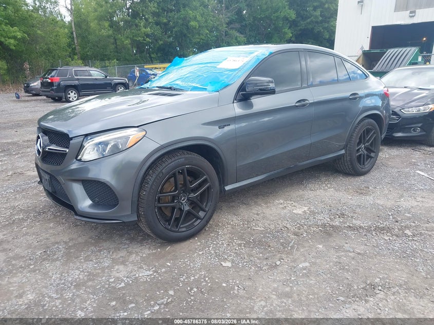 2019 Mercedes-benz Amg gle coupe VIN 4JGED6EB2KA153317 IAAI salvage auction — VANDALISM, Mv-907A (New York), sold $17,750 on 2026-09-01 (photo 2)