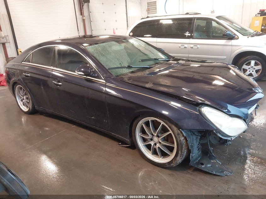 2006 Mercedes-benz Cls-class VIN WDDDJ75X46A063558 IAAI salvage auction — FRONT & REAR, Clear (New Jersey), sold $25 on 2026-08-05 (photo 1)