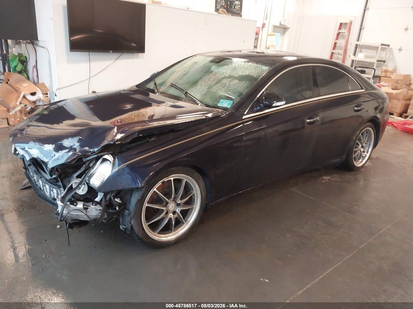2006 Mercedes-benz Cls-class VIN WDDDJ75X46A063558 IAAI salvage auction — FRONT & REAR, Clear (New Jersey), sold $25 on 2026-08-05 (photo 2)