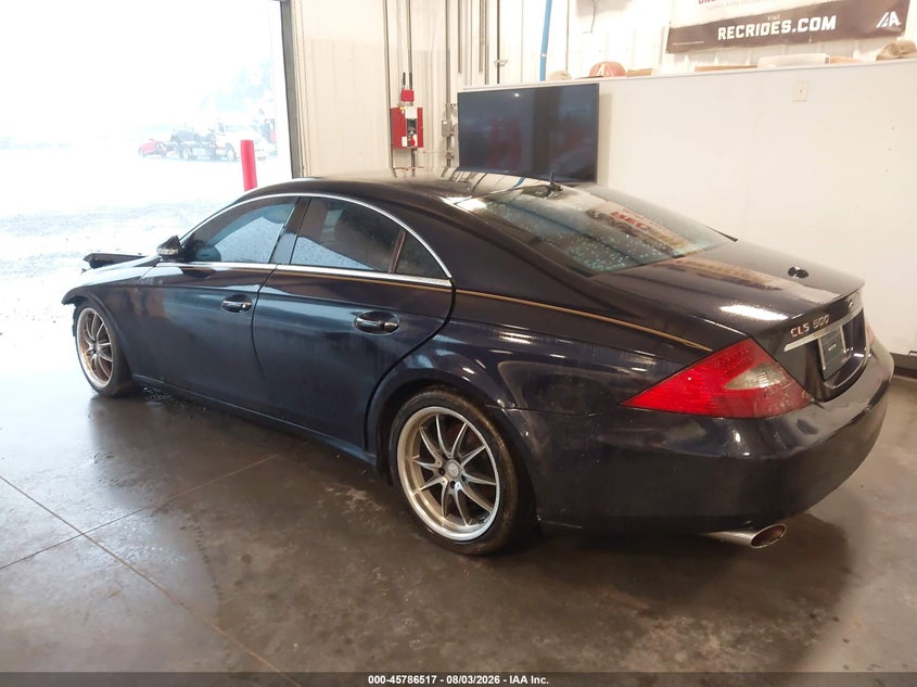 2006 Mercedes-benz Cls-class VIN WDDDJ75X46A063558 IAAI salvage auction — FRONT & REAR, Clear (New Jersey), sold $25 on 2026-08-05 (photo 3)