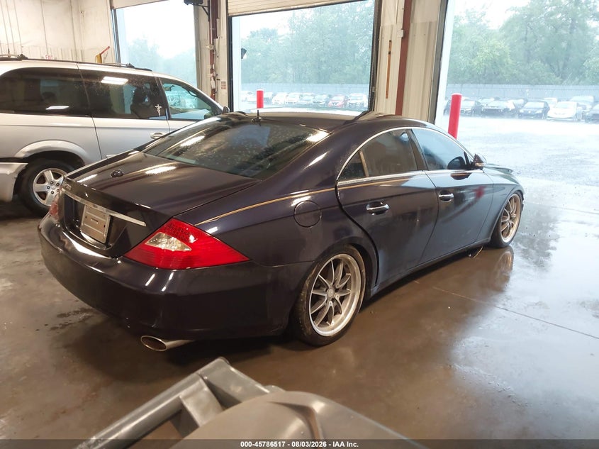 2006 Mercedes-benz Cls-class VIN WDDDJ75X46A063558 IAAI salvage auction — FRONT & REAR, Clear (New Jersey), sold $25 on 2026-08-05 (photo 4)