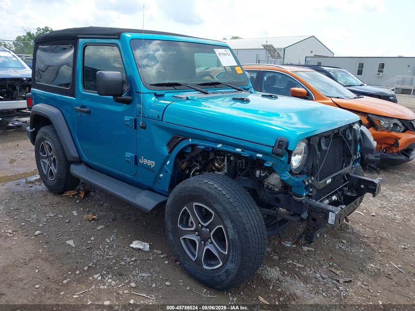 2020 Jeep Wrangler / VIN 1C4GJXAG3LW211422 — IAAI salvage auction photo