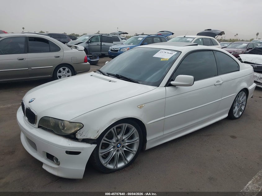 2004 BMW 3 series VIN WBABD53464PD97591 IAAI salvage auction — FRONT END, Salvage (Arizona), sold $1,350 on 2026-08-14 (photo 6)