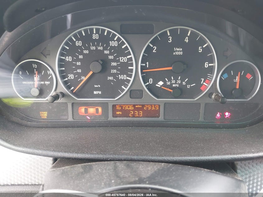 2004 BMW 3 series VIN WBABD53464PD97591 IAAI salvage auction — FRONT END, Salvage (Arizona), sold $1,350 on 2026-08-14 (photo 7)