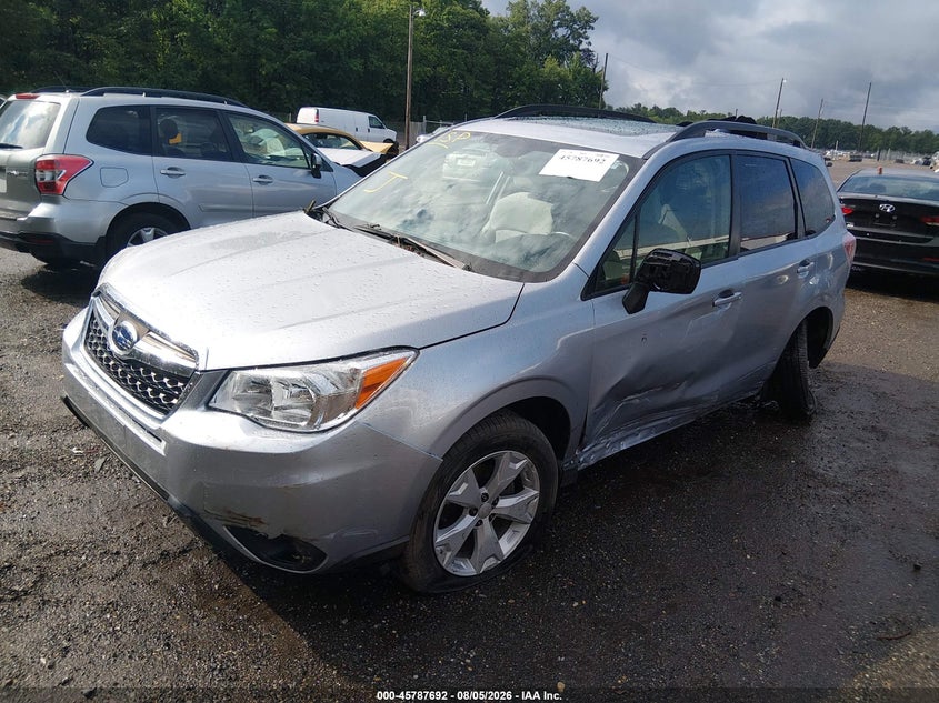 2016 Subaru Forester VIN JF2SJAFC4GH492039 IAAI salvage auction — LEFT & RIGHT, Salvage - Greater Than 75% (Maryland), sold $2,800 on 2026-08-21 (photo 2)