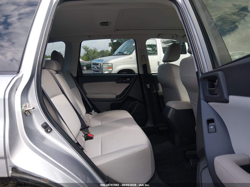 2016 Subaru Forester VIN JF2SJAFC4GH492039 IAAI salvage auction — LEFT & RIGHT, Salvage - Greater Than 75% (Maryland), sold $2,800 on 2026-08-21 (photo 8)