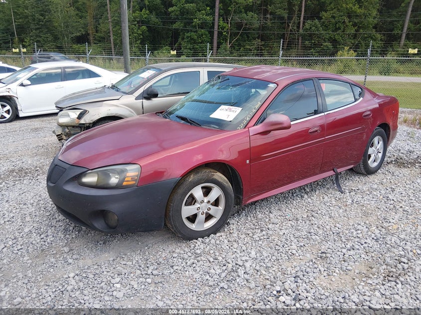 2008 Pontiac Grand prix VIN 2G2WP552381130761 IAAI salvage auction — RIGHT SIDE, Salvage (Mississippi), sold $200 on 2026-09-04 (photo 2)