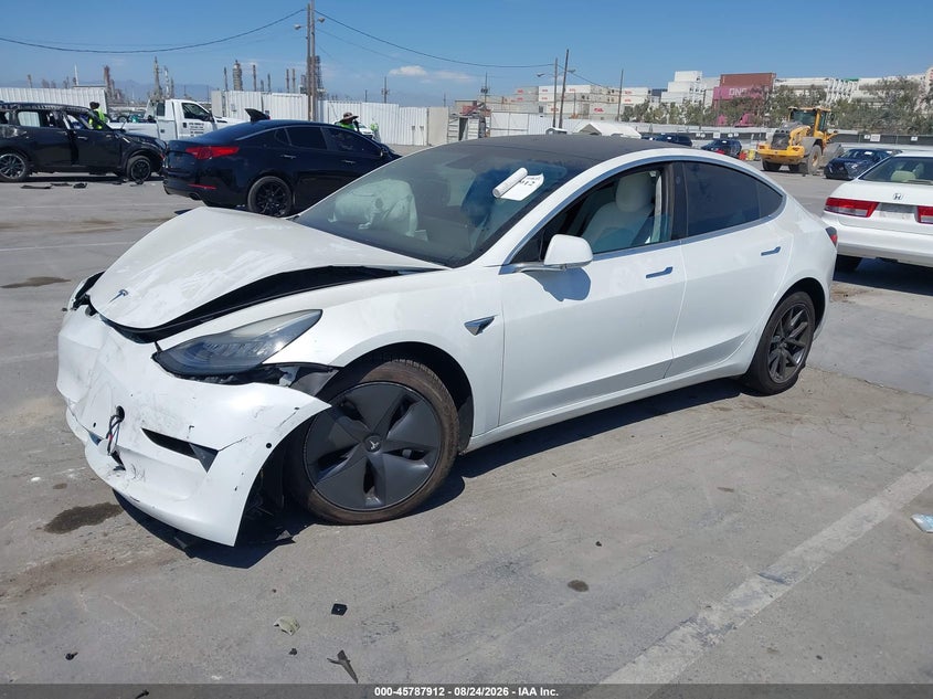 2019 Tesla Model 3 VIN 5YJ3E1EB2KF513124 IAAI salvage auction — FRONT END, Salvage (California), sold $3,000 on 2026-08-29 (photo 2)