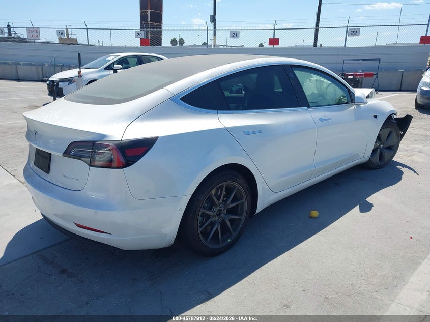 2019 Tesla Model 3 VIN 5YJ3E1EB2KF513124 IAAI salvage auction — FRONT END, Salvage (California), sold $3,000 on 2026-08-29 (photo 4)