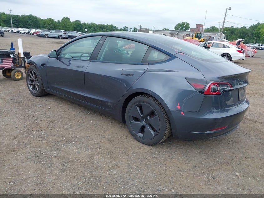 2021 Tesla Model 3 VIN 5YJ3E1EB8MF849119 IAAI salvage auction — FRONT END, Salvage Title, sold $9,750 on 2026-09-09 (photo 3)
