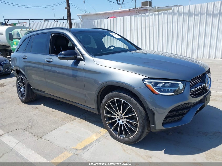 2021 Mercedes-benz Glc VIN W1N0G8DB7MV268793 IAAI salvage auction — REAR END, Salvage (California), sold $9,100 on 2026-09-03 (photo 1)