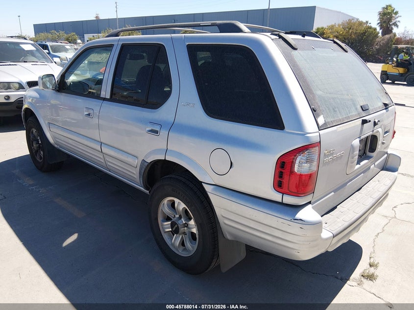 2000 Isuzu Rodeo VIN 4S2CK58W9Y4349907 IAAI salvage auction — NORMAL WEAR, Clear - Dealer Only (California), sold $150 on 2026-09-08 (photo 3)