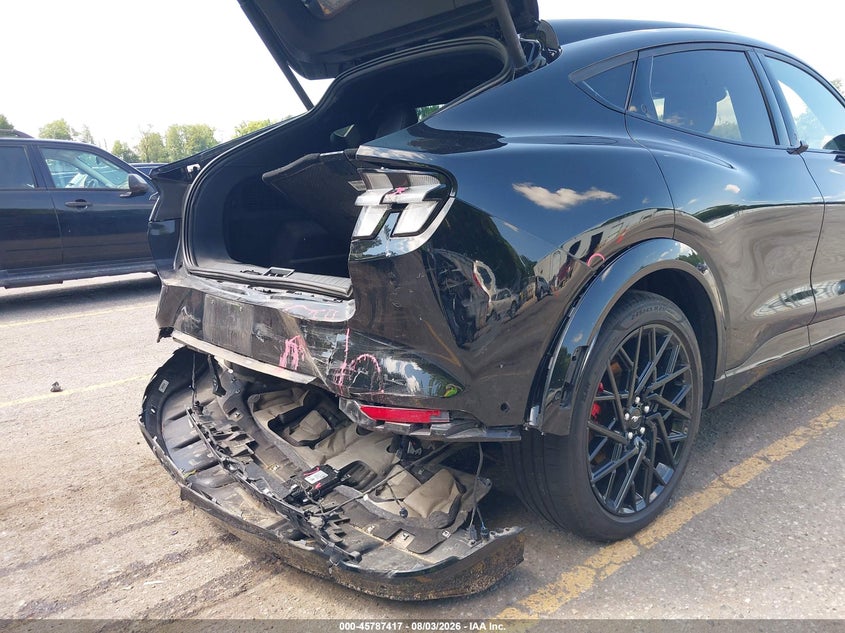 2023 Ford Mustang mach-e VIN 3FMTK4SX2PMA90876 IAAI salvage auction — REAR END, Wait Title, sold $18,300 on 2026-10-17 (photo 6)