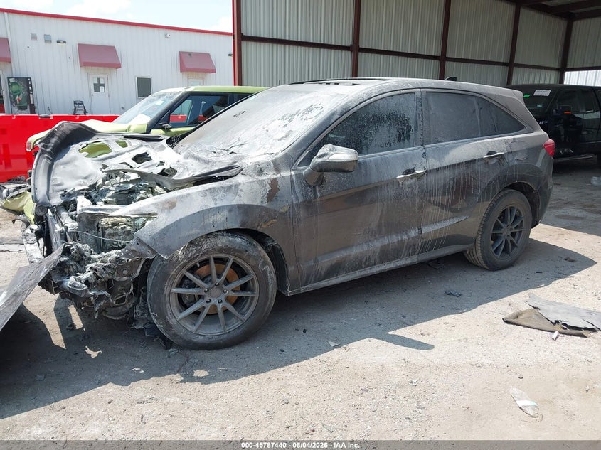 2015 Acura Rdx VIN 5J8TB3H30FL016683 IAAI salvage auction — EXTERIOR BURN, Salvage (Texas), sold $750 on 2026-09-22 (photo 2)