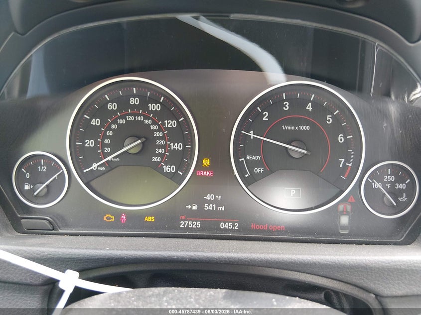 2017 BMW 3er VIN WBA8D9G50HNU61059 IAAI salvage auction — FRONT END, Salvage Title, sold $7,700 on 2026-08-20 (photo 7)