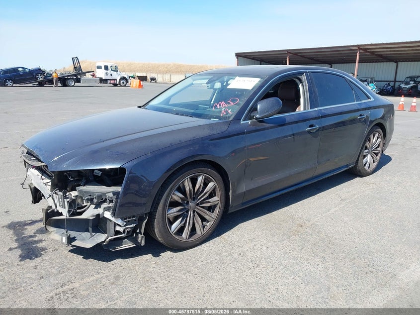 2017 Audi A8 VIN WAU43AFD1HN002859 IAAI salvage auction — FRONT END, Salvage Title, sold $3,800 on 2026-09-04 (photo 2)