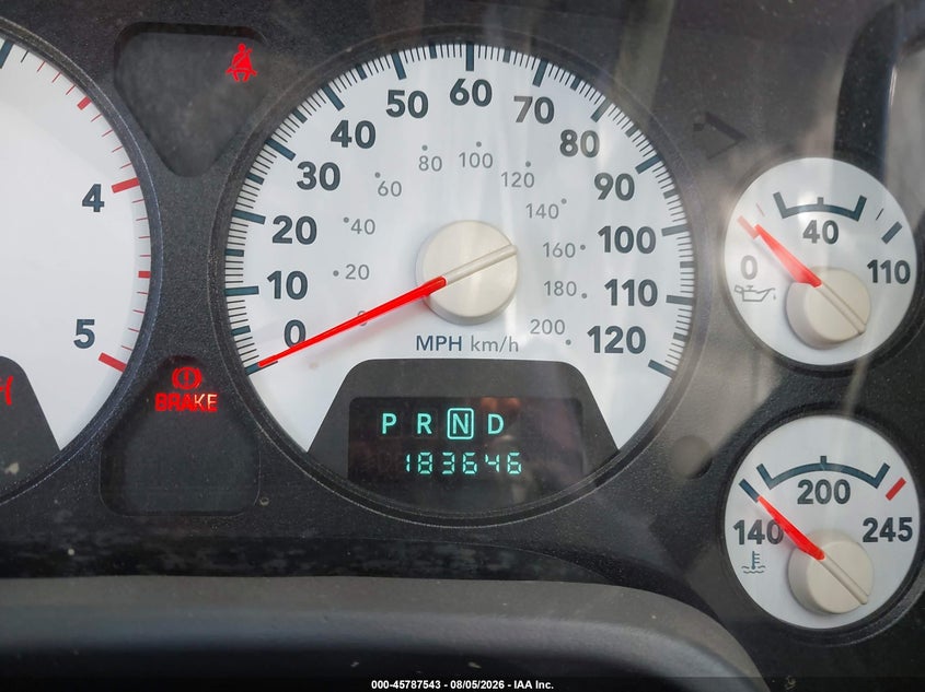 2009 Dodge Ram VIN 3D7KS28L59G543453 IAAI salvage auction — ROLLOVER, Non-Repairable (California), sold $3,650 on 2026-08-26 (photo 7)