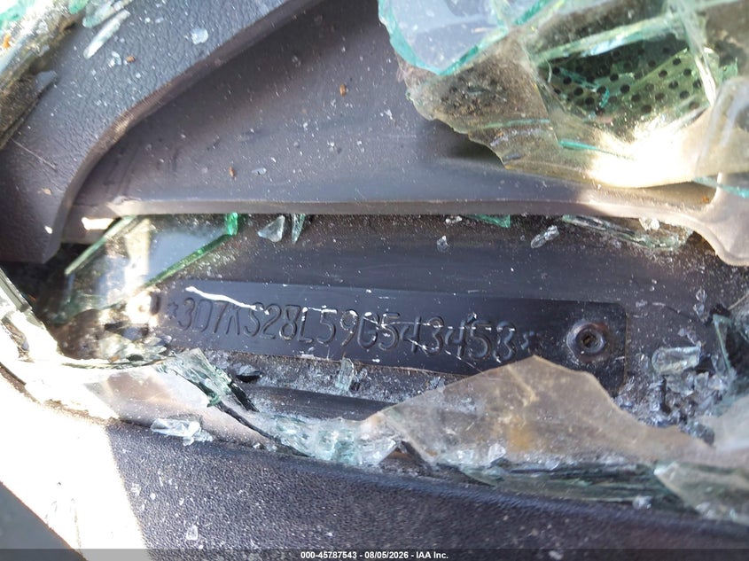 2009 Dodge Ram VIN 3D7KS28L59G543453 IAAI salvage auction — ROLLOVER, Non-Repairable (California), sold $3,650 on 2026-08-26 (photo 9)