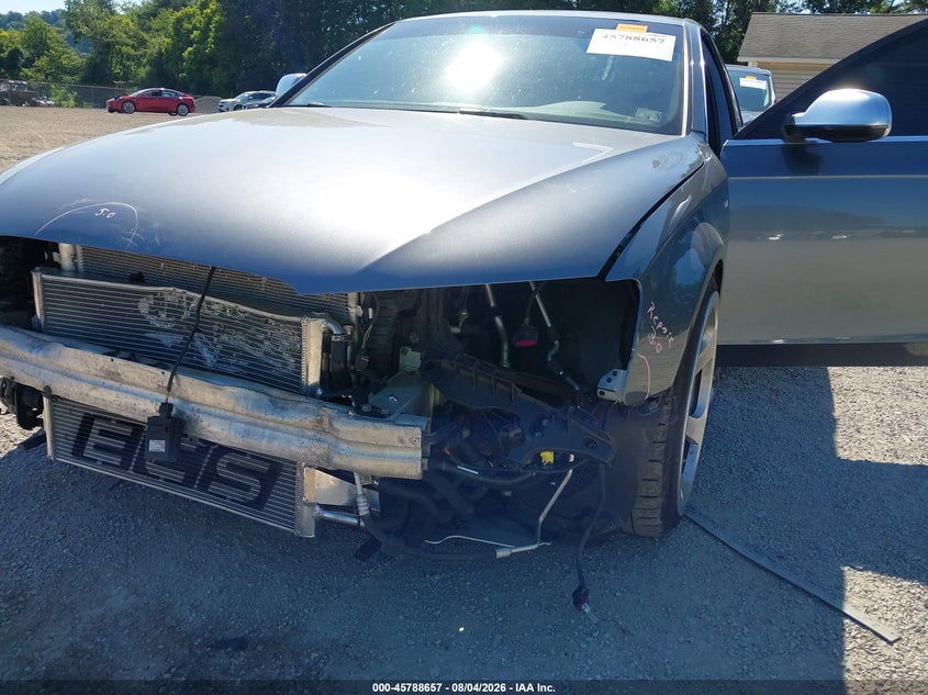 2014 Audi S4 VIN WAUDGAFL2EA016526 IAAI salvage auction — FRONT END, Salvage Title, sold $3,650 on 2026-08-22 (photo 6)