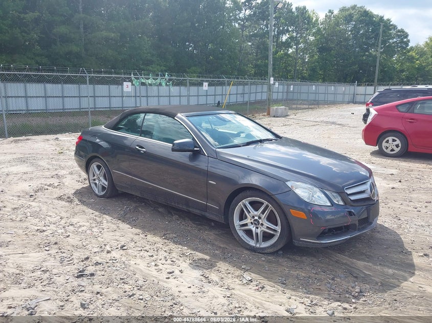 2012 Mercedes-benz E-klasse VIN WDDKK5KF4CF144725 IAAI salvage auction — FRONT END, Bill Of Sale (Georgia), sold $2,800 on 2026-08-21 (photo 1)