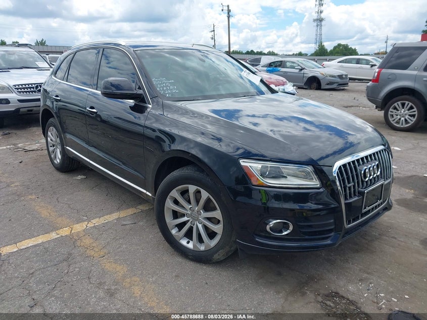 2016 Audi Q5 VIN WA1C2AFPXGA048508 IAAI salvage auction — LEFT FRONT, Salvage (Georgia), sold $1,650 on 2026-09-10 (photo 1)