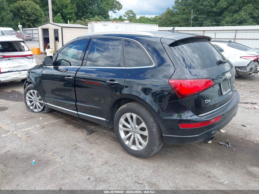 2016 Audi Q5 VIN WA1C2AFPXGA048508 IAAI salvage auction — LEFT FRONT, Salvage (Georgia), sold $1,650 on 2026-09-10 (photo 3)