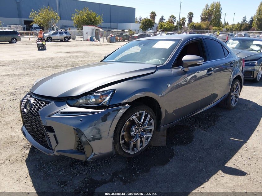 2018 Lexus Is VIN JTHBA1D29J5081705 IAAI salvage auction — LEFT FRONT, Salvage Title, sold $3,650 on 2026-09-05 (photo 2)