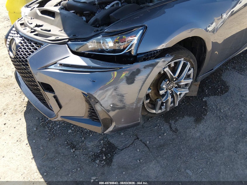 2018 Lexus Is VIN JTHBA1D29J5081705 IAAI salvage auction — LEFT FRONT, Salvage Title, sold $3,650 on 2026-09-05 (photo 6)