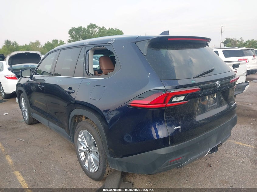2026 Toyota Highlander VIN 5TDAAAB5XTS122298 IAAI salvage auction — HAIL, Salvage (Colorado), sold $35,850 on 2026-09-22 (photo 3)