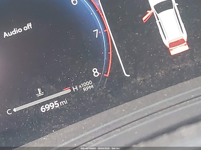 2026 Toyota Highlander VIN 5TDAAAB5XTS122298 IAAI salvage auction — HAIL, Salvage (Colorado), sold $35,850 on 2026-09-22 (photo 7)