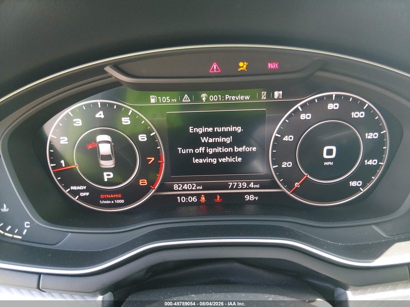 2017 Audi A4 VIN WAUENAF44HN000179 IAAI salvage auction — FRONT END, Salvage Title, sold $7,000 on 2026-09-05 (photo 7)