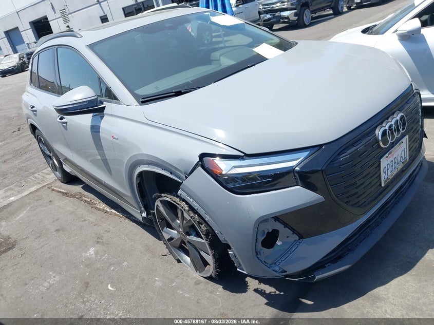 2024 Audi Q4 e-tron VIN WA1LUBFZ9RP061445 — IAAI salvage auction photo