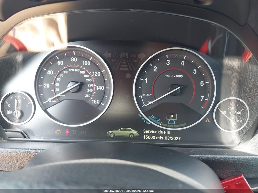 2013 BMW 3er VIN WBA3F9C55DF483900 IAAI salvage auction — NORMAL WEAR, Original (Texas), sold $2,150 on 2026-08-19 (photo 7)