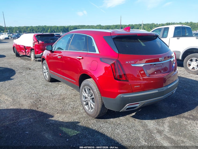 2021 Cadillac Xt5 VIN 1GYKNDRS3MZ222128 IAAI salvage auction — RIGHT FRONT, Salvage - 75% Or Less (Maryland), sold $8,000 on 2026-08-24 (photo 3)