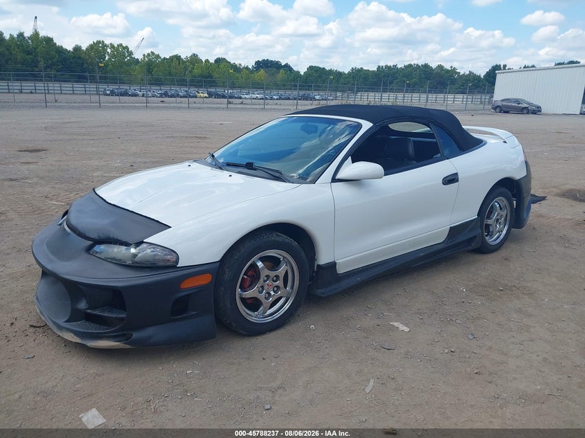 1998 Mitsubishi ECLIPSE VIN 4A3AX55F2WE027672 IAAI salvage auction — RIGHT FRONT, Salvage (Tennessee), sold $700 on 2026-08-26 (photo 2)