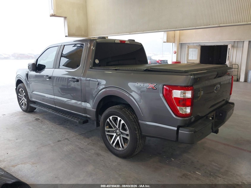 2021 Ford F-150 VIN 1FTEW1CP0MFA98372 IAAI salvage auction — Right Front, Salvage, sold $7,375 on 2026-10-21 (photo 3)
