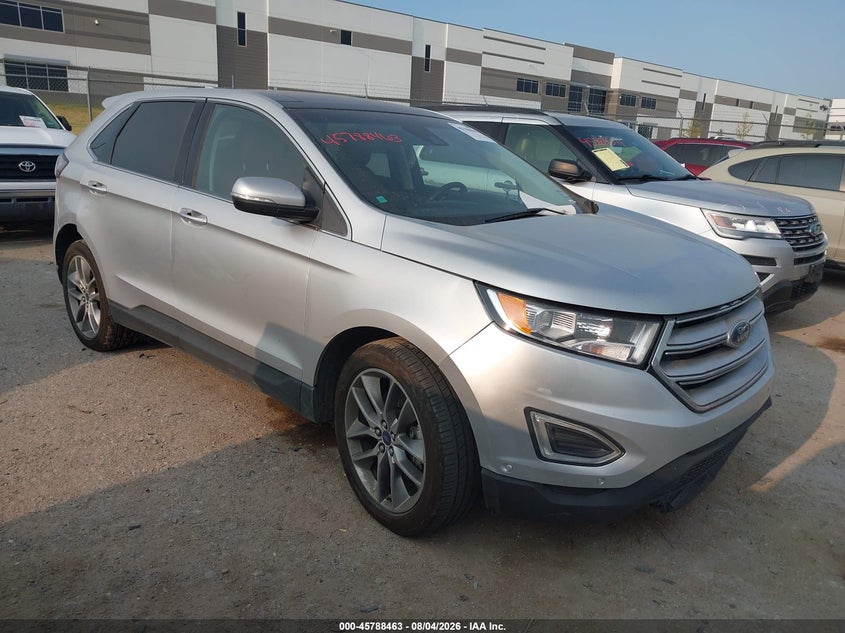 2015 Ford Edge VIN 2FMPK4K80FBB03165 IAAI salvage auction — LEFT FRONT, Original (Texas), sold $1,450 on 2026-09-02 (photo 1)